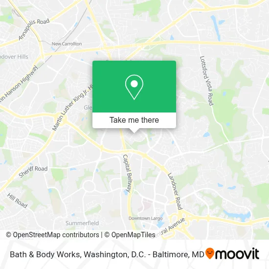 Bath & Body Works map