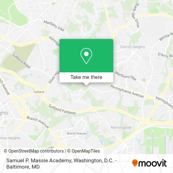 Samuel P. Massie Academy map