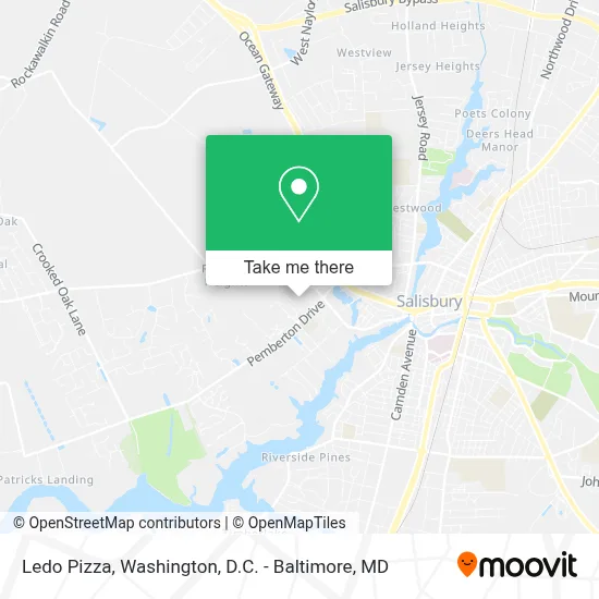 Ledo Pizza map