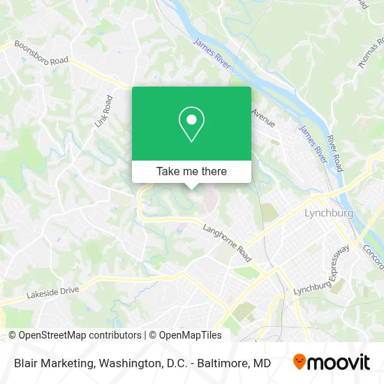 Blair Marketing map
