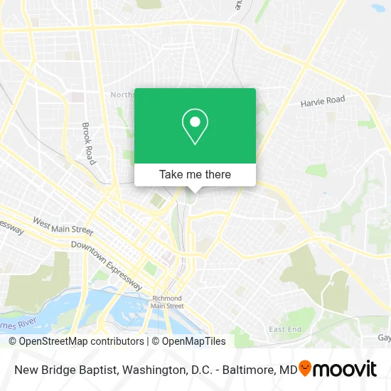 New Bridge Baptist map