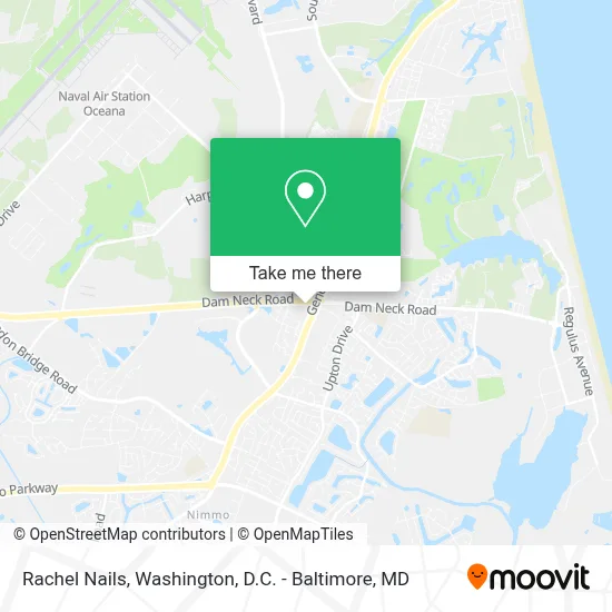 Rachel Nails map
