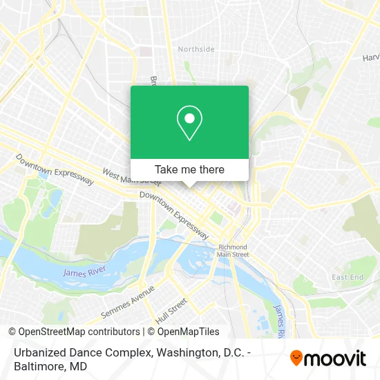 Urbanized Dance Complex map