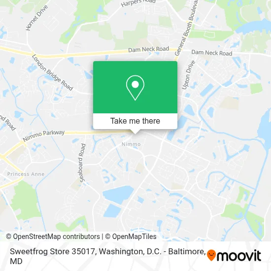 Sweetfrog Store 35017 map