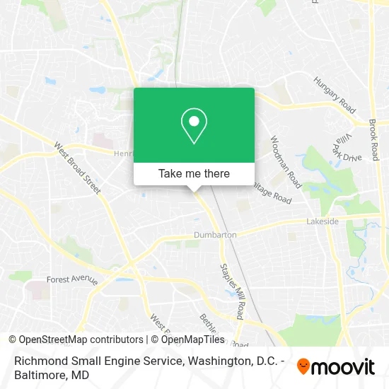 Richmond Small Engine Service map