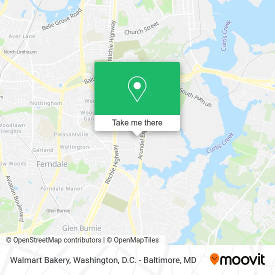 Walmart Bakery map