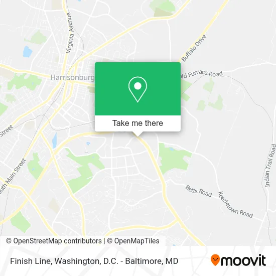 Finish Line map