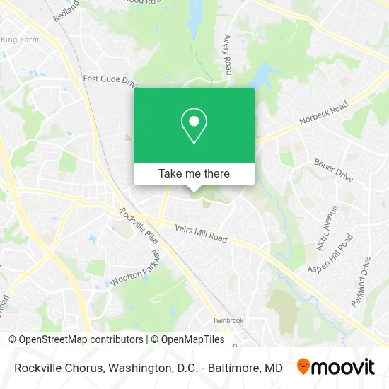 Rockville Chorus map
