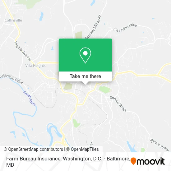 Farm Bureau Insurance map