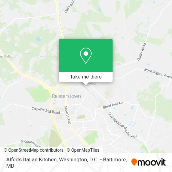 Alfeo's Italian Kitchen map