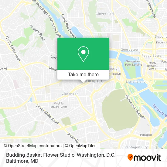 Budding Basket Flower Studio map