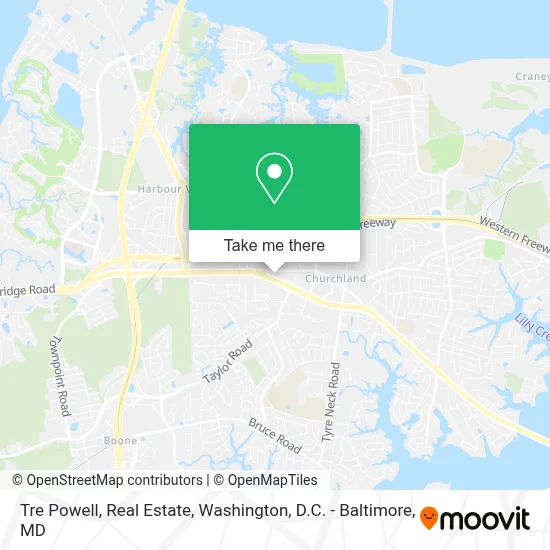 Tre Powell, Real Estate map