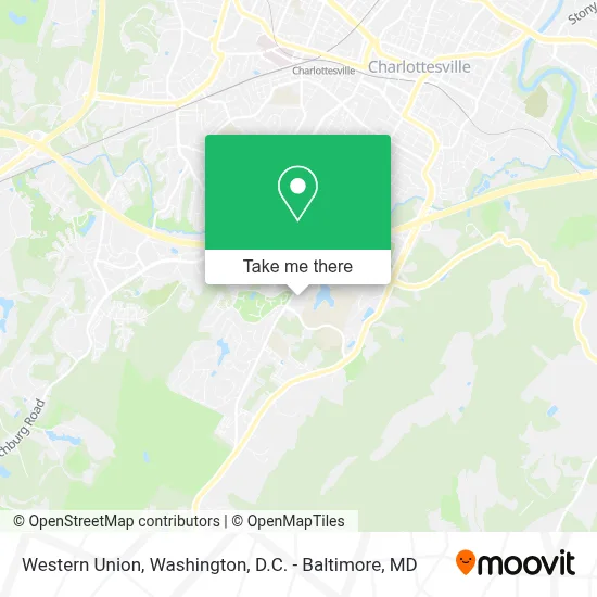 Western Union map