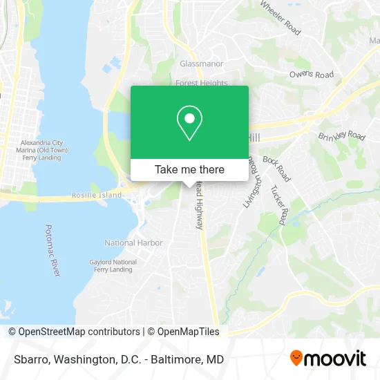 Sbarro map