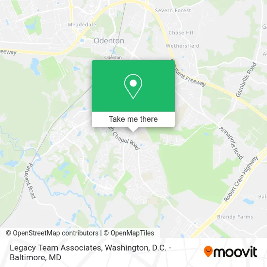 Legacy Team Associates map
