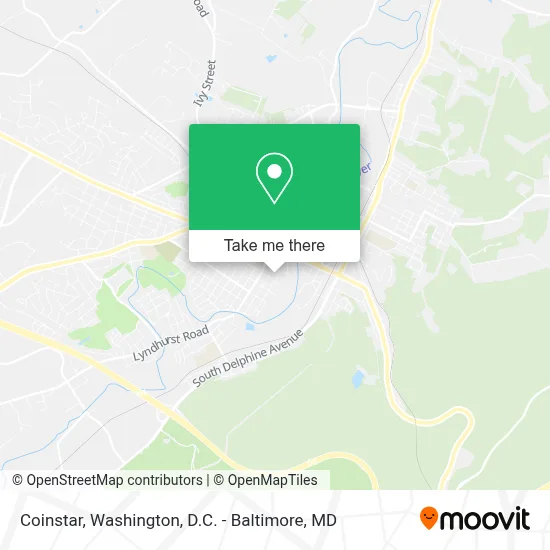 Coinstar map