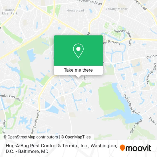 Hug-A-Bug Pest Control & Termite, Inc. map