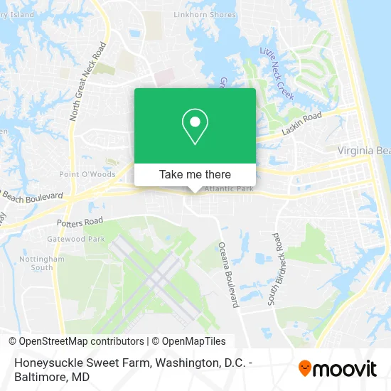 Honeysuckle Sweet Farm map