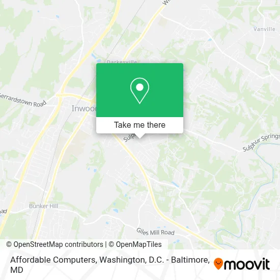 Affordable Computers map