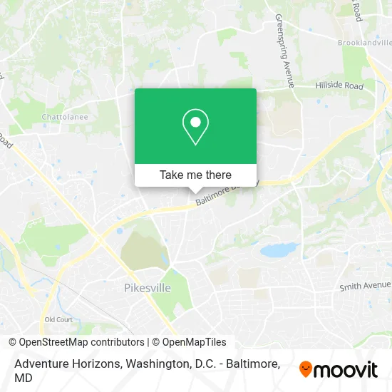 Adventure Horizons map