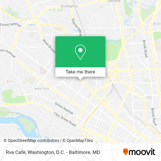 Rva Cafe map
