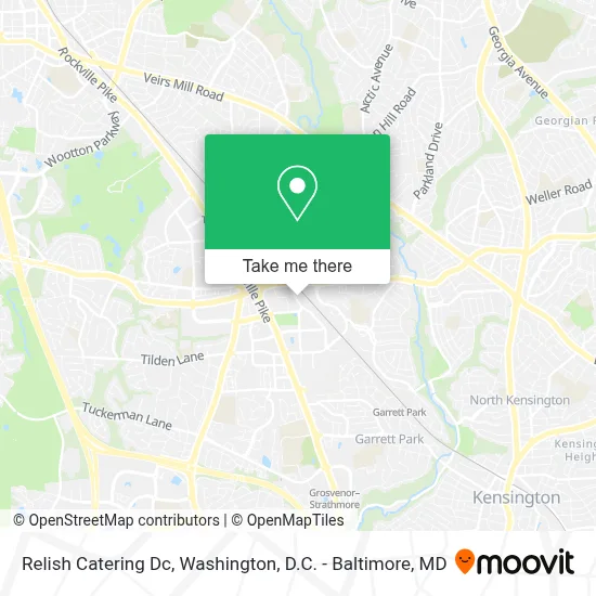Relish Catering Dc map
