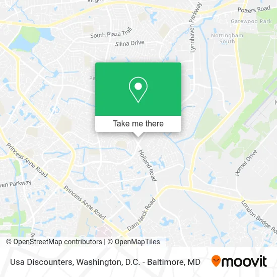 Usa Discounters map