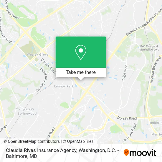 Claudia Rivas Insurance Agency map