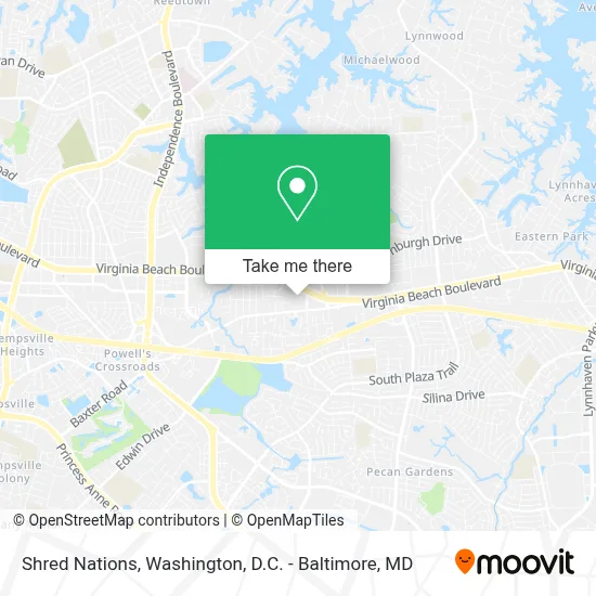 Shred Nations map