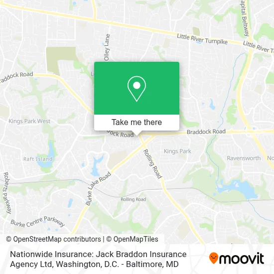 Nationwide Insurance: Jack Braddon Insurance Agency Ltd map