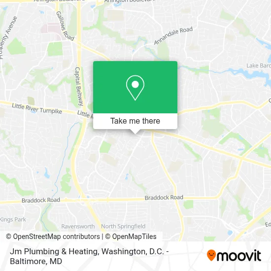 Jm Plumbing & Heating map