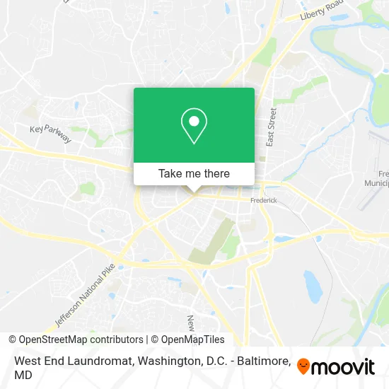 West End Laundromat map