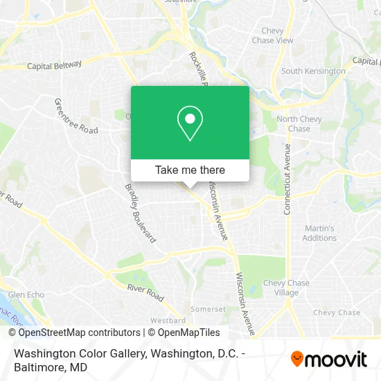Washington Color Gallery map