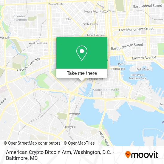 American Crypto Bitcoin Atm map