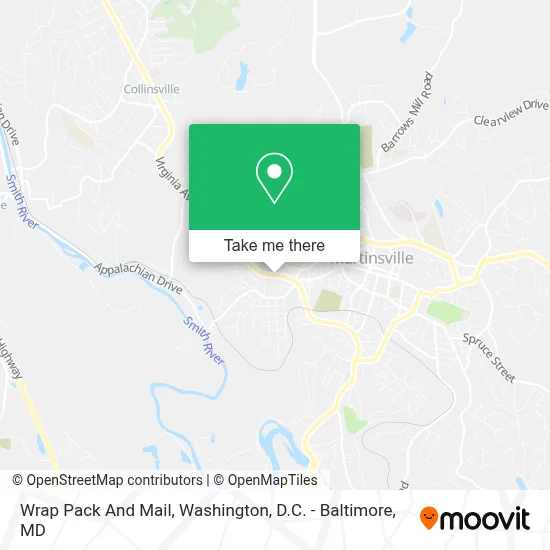 Wrap Pack And Mail map