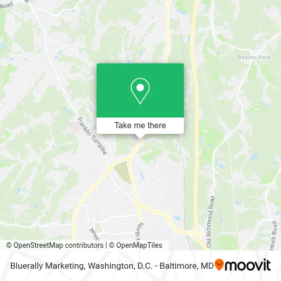 Bluerally Marketing map