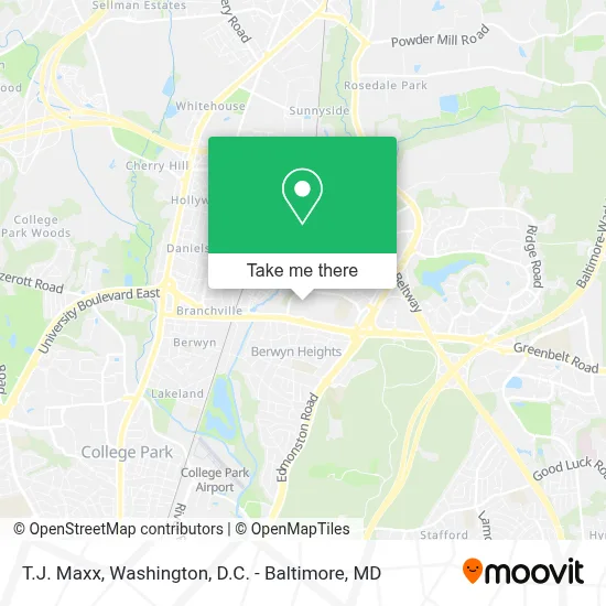 T.J. Maxx map