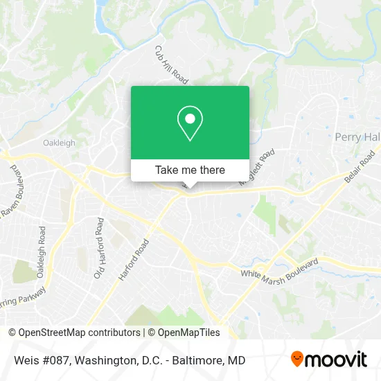 Weis #087 map