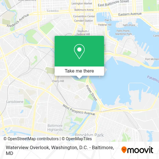Waterview Overlook map