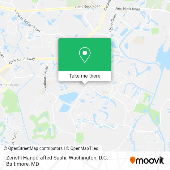 Zenshi Handcrafted Sushi map