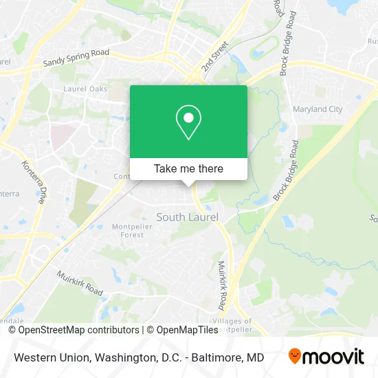Western Union map