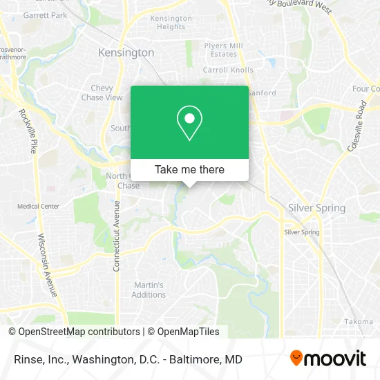 Rinse, Inc. map
