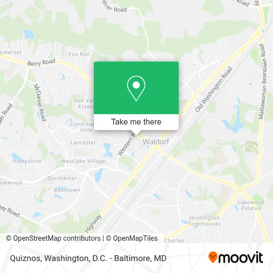Quiznos map
