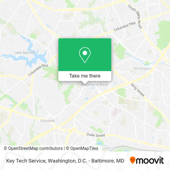 Key Tech Service map