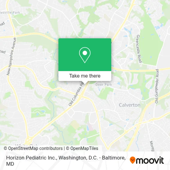 Horizon Pediatric Inc. map