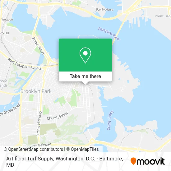Artificial Turf Supply map