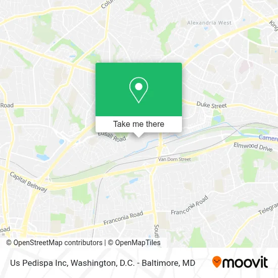 Us Pedispa Inc map