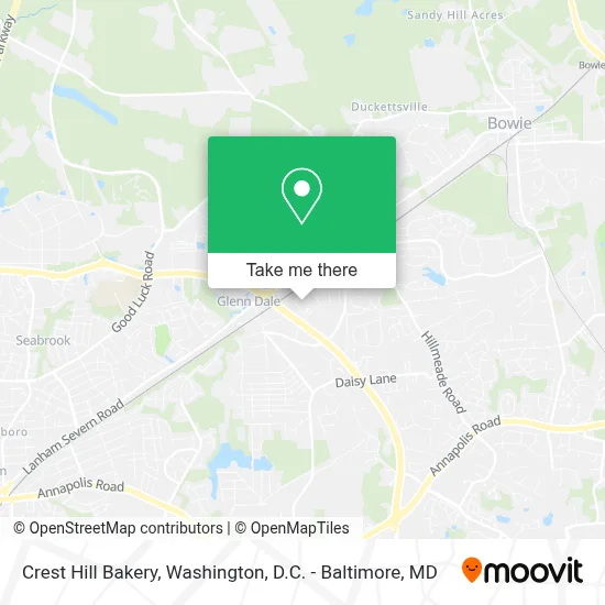 Crest Hill Bakery map