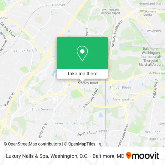 Luxury Nails & Spa map