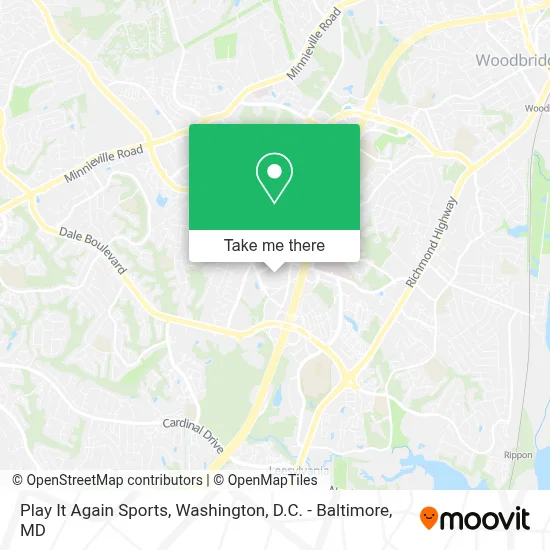 Play It Again Sports map